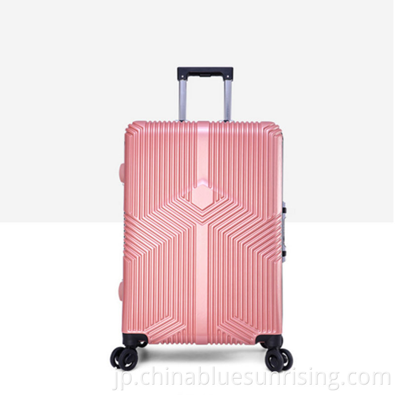 Customized design new fashion abs+pc luggage 